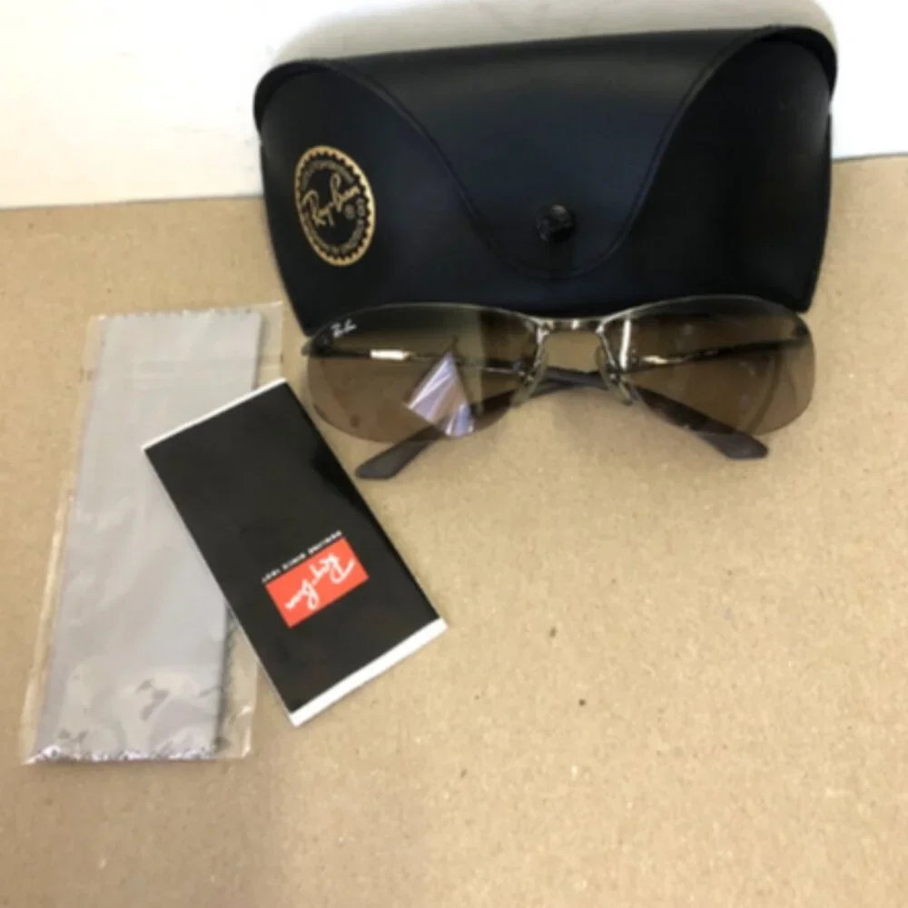 Ray Ban Top Bar Oval Wrap Sunglasses Made Italy Unisex